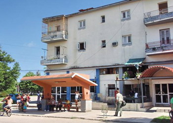 Calle Mayia Rodríguez en el barrio del Mónaco