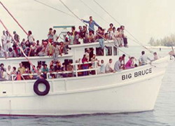 Puerto del Mariel en el año 1980 