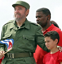 Fidel Castro y Elian Gonzalez