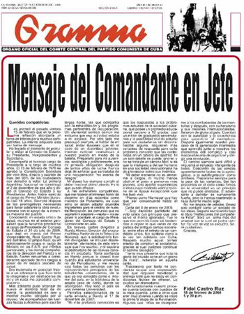 Periodico Granma Cuba