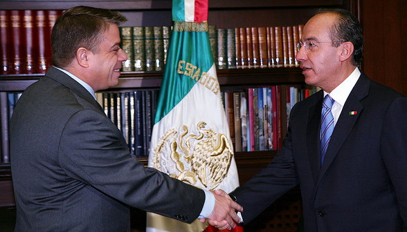 Felipe Calderon y Felipe Pérez Roque