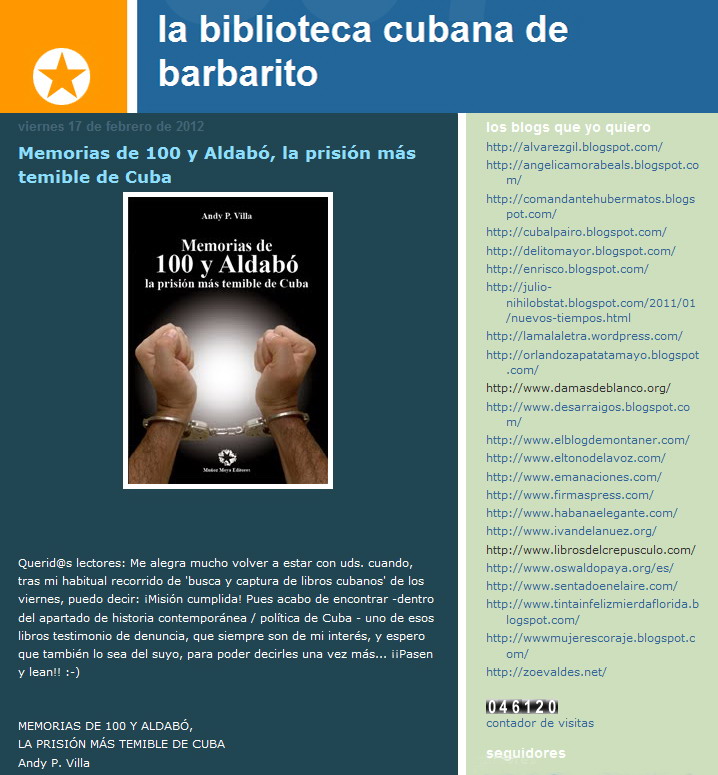 La biblioteca cubana de Barbarito